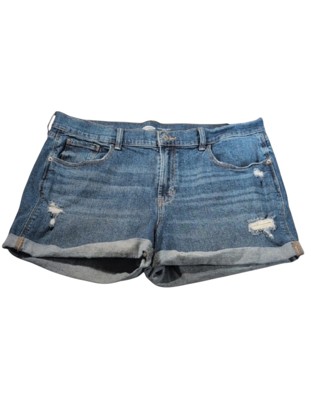 Old Navy Mid-Rise Boyfriend Denim Shorts Size 16